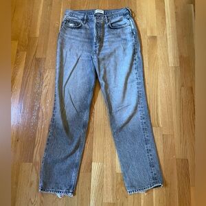 Agolde gray washed jeans